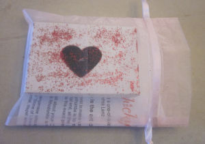 heart box in bag